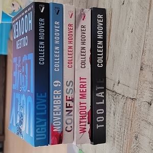 Colleen Hoover Collection Ugly love, November 9th, W/o merit ,Confess, Too late